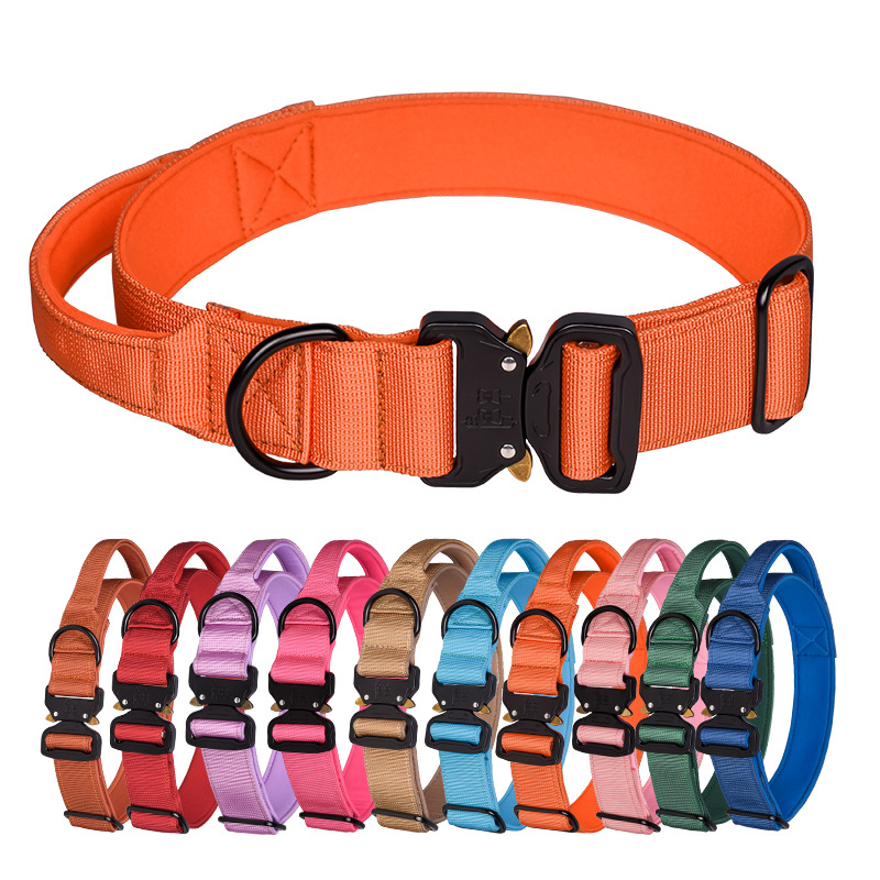 Tactical Large Dog Collar with Handle