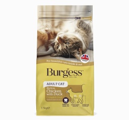Burgess Adult Cat  Dry Food 1.5kg (Chicken with duck)