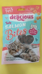 Delicious Salmon bites Cat treat