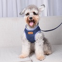 I Love Pet Jeans Harness and Leash (Small)