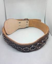 Leather Collar with Rings