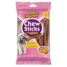 Munch and Crunch Chew sticks with Rabbit
