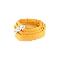 Pet Pretty Comfort Bed Mustard Colour (Small, Medium or Large)