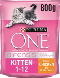 Purina One Bifensis Kitten dry food 800g