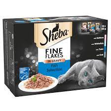 Sheba Fine Flakes Fish Selection (12*85g in Jelly)