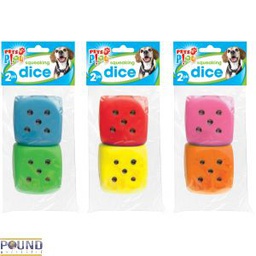 Pets Play Squeaking Dice
