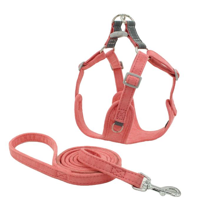 Suede Harness and Leash Set (Small)