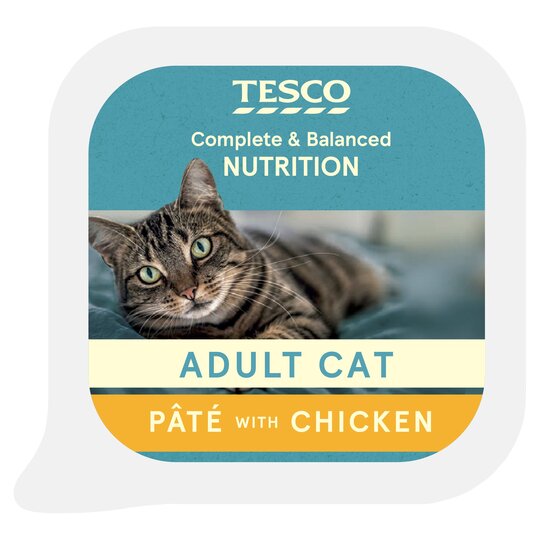 Tesco PATE with Chicken (Adult Cat Wet Food)
