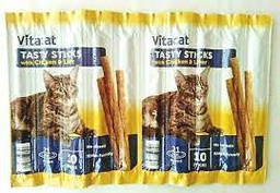 Vitacat Tasty SticksTreats (Chicken and Liver)