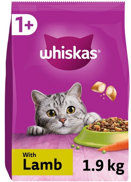 Whiskas +1 Dry food  1.9 Kg (Lamb)