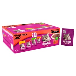 Whiskas +1 Meaty Selection (80 pack)