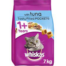 Whiskas +1  Dry Food 7kg (Tuna)