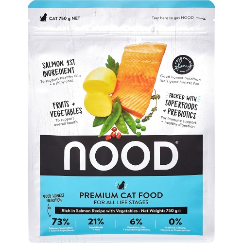 Nood Dry Cat Food (750g) Salmon