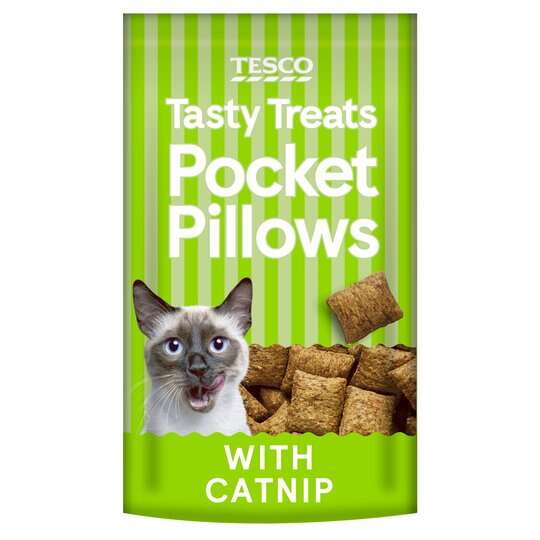 Tesco Tasty treat Pocket pillows with Catnip