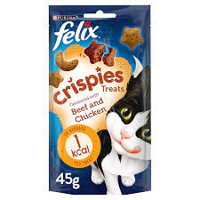 Felix Crispies Cat Treat (Beef and Chicken)