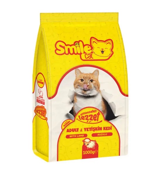 Smile Adult Cat Food With Lamb 400g