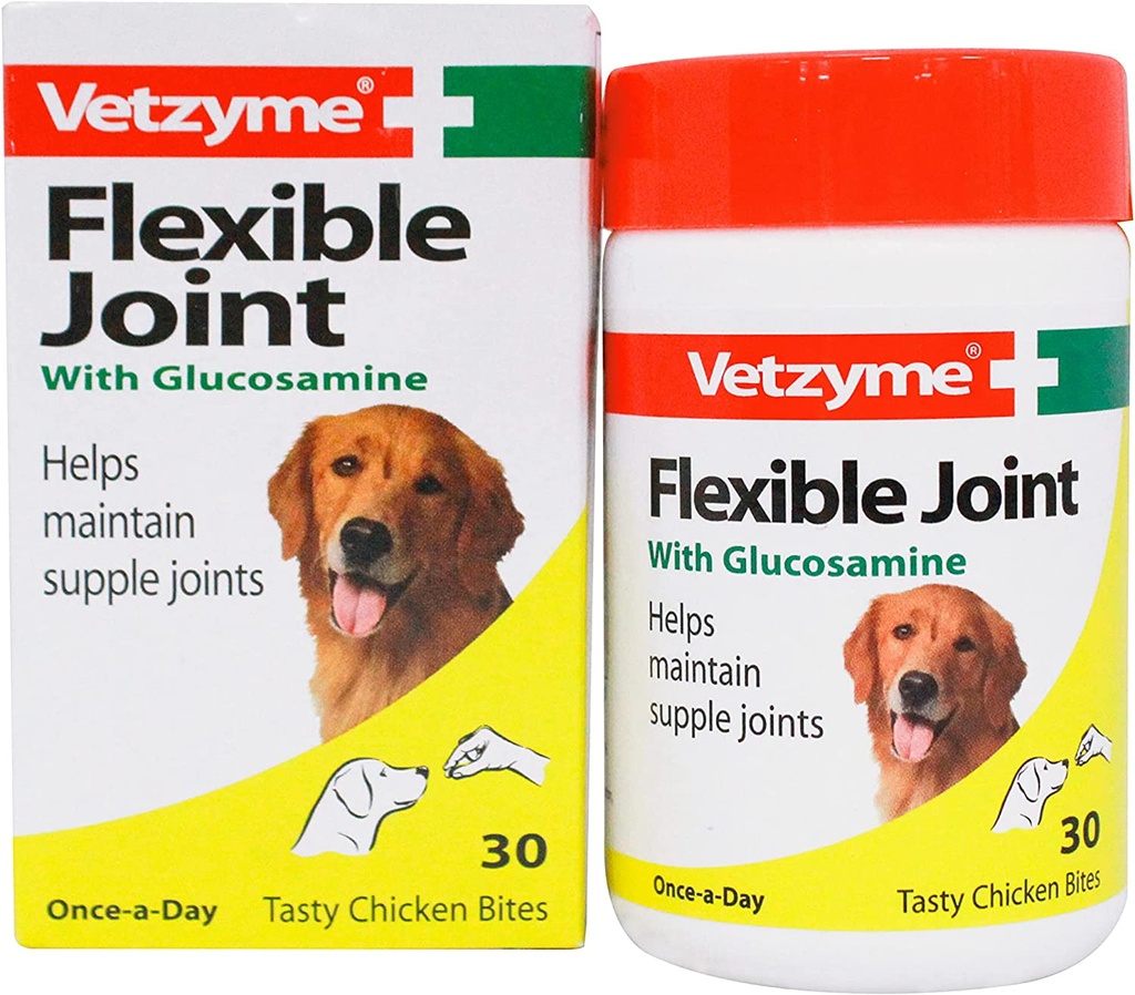Vetzyme Flexible Joints For Dogs (30 Tabs)