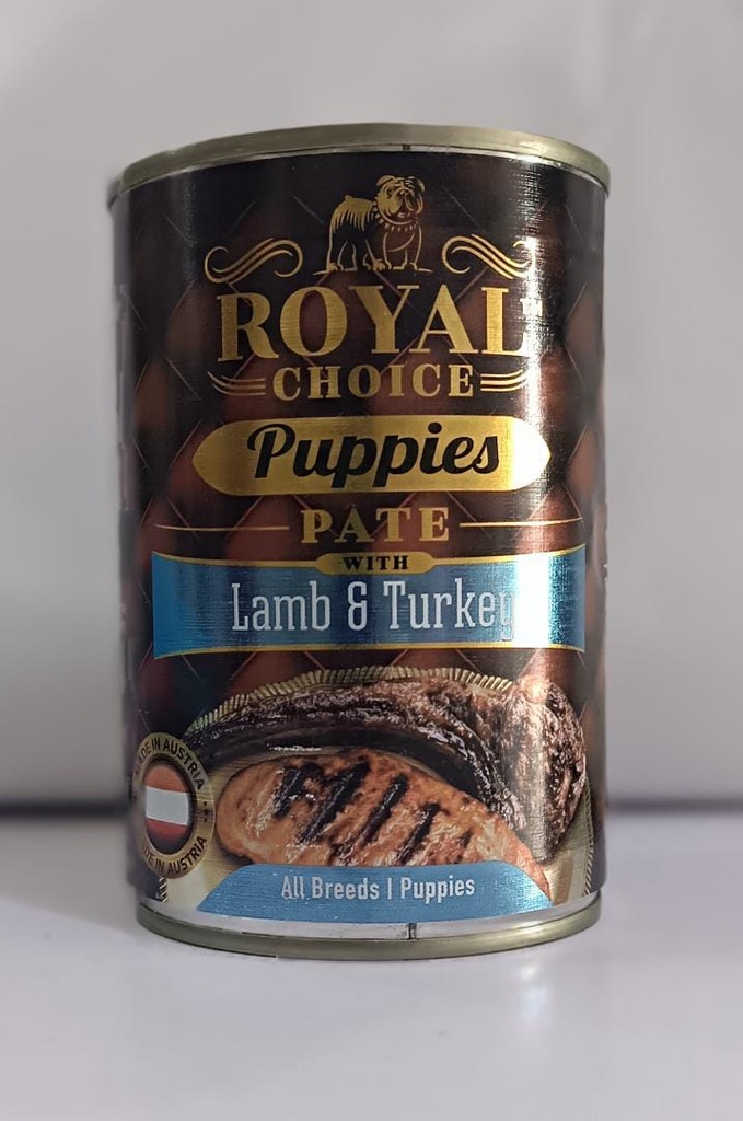 Royal Choice Puppy Can Food PATE (Lamb and Turkey)
