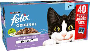 Felix Original 7+ Mixed Selection in Jelly (40 pouches)
