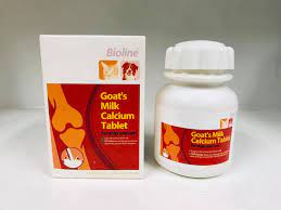 Bioline Goat Milk Calcium Tabs for Cats and Dogs