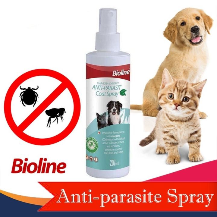 Bioline Antiparasitic Coat Spray 207ml