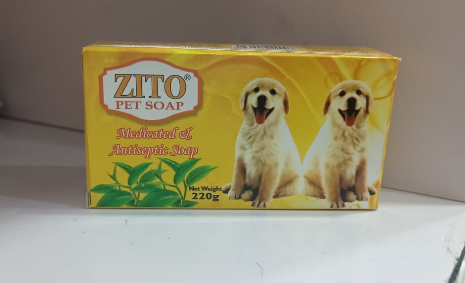 Zito Medicated and Antiseptic Pet Soap 220g