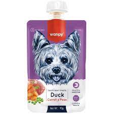 Wanpy Meat Paste for Dogs ( Duck with Carrot and Pea )