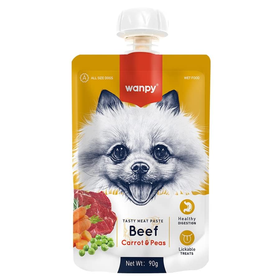 Wanpy Meat Paste for Dogs ( Beef with Carrot and Pea )