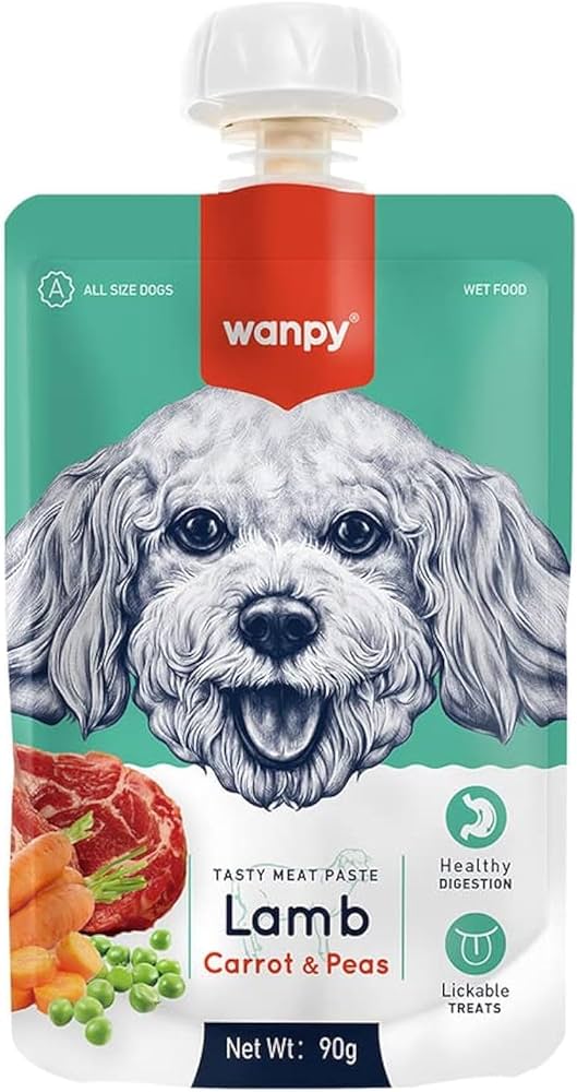 Wanpy Meat Paste for Dogs ( Lamb with Carrot and Pea )
