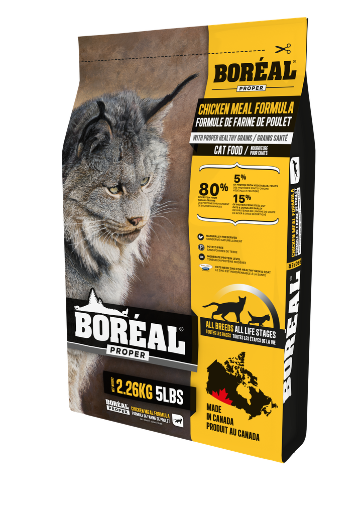 Boreal Proper Cat Dry Food 2.26Kg (Chicken)
