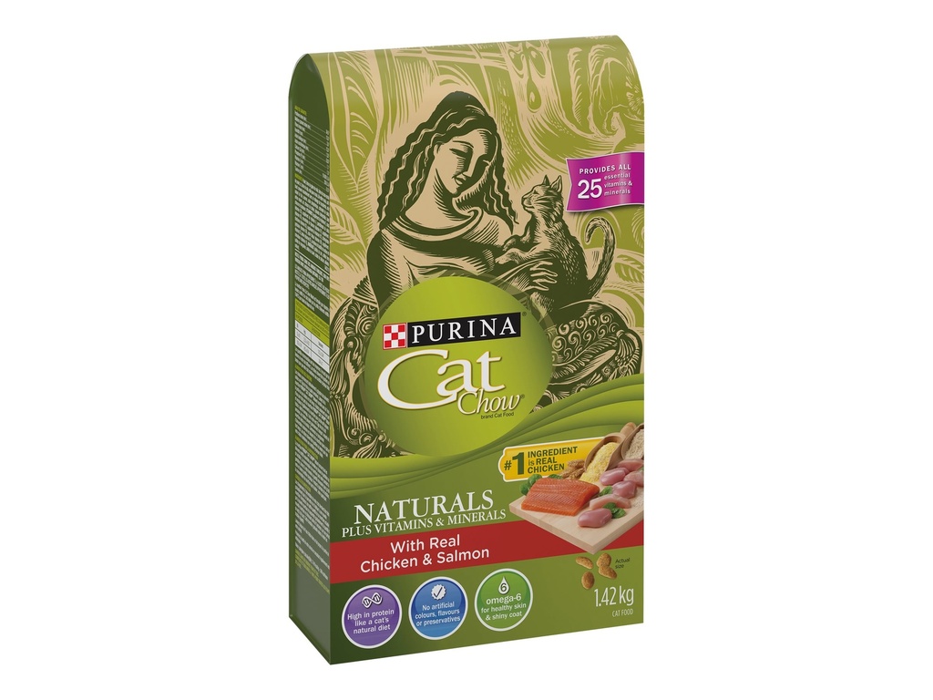 Purina Cat Chow 1.42kg (Real Chicken and Salmon)