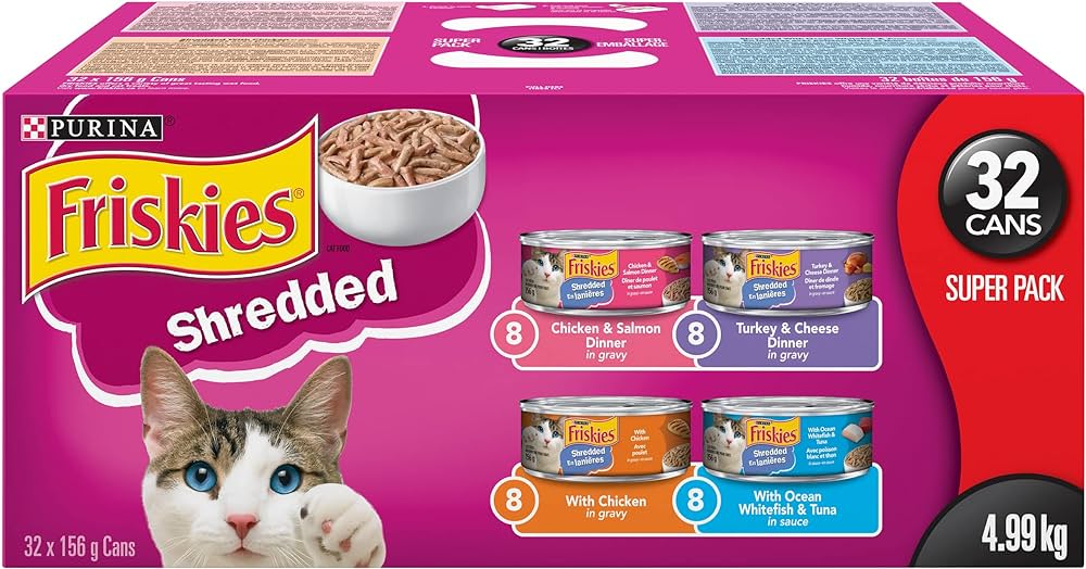 Friskies Shredded Cat wet food (32 pack)