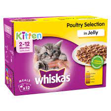 Whiskas Kitten Poultry Selection Wet Pouch (12x100g)
